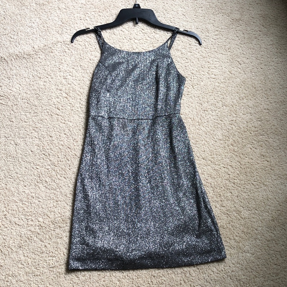 Storia Black with Silver Glitter Dress - perfect for Homecoming and dances